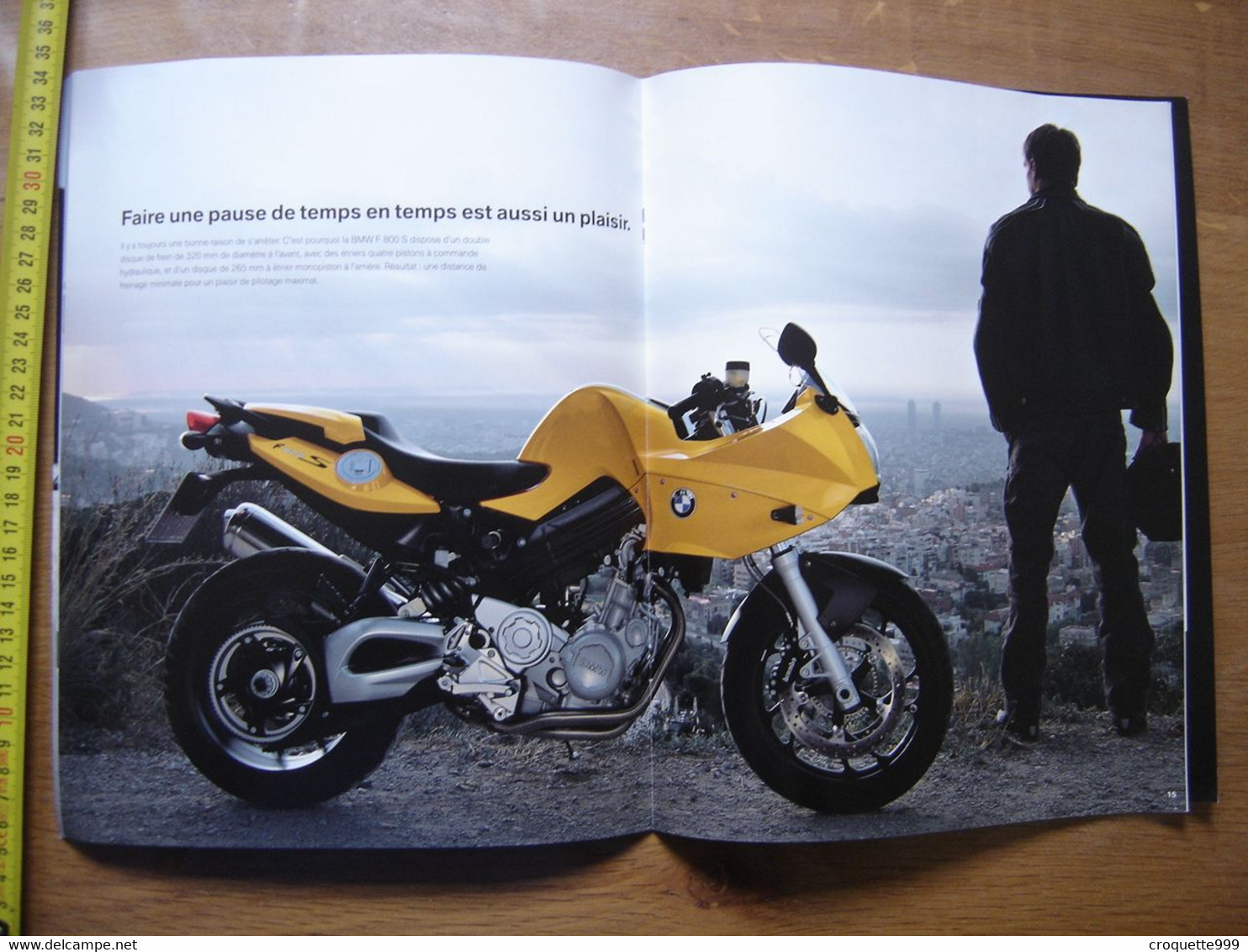 Brochure Catalogue Publicite Prospekt MOTO BMW F 800 S ST Serious Fun - Motos