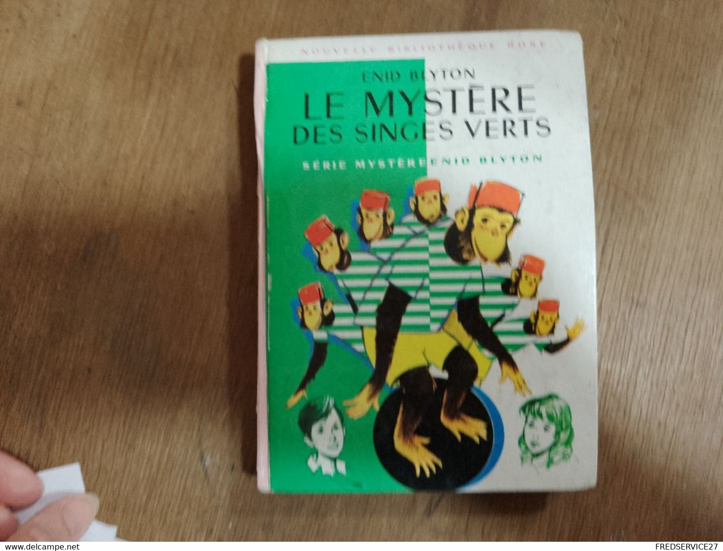 60 // LE MYSTERE DES SINGES VERTS ENID BLYTON 1968 - Bibliothèque Rose