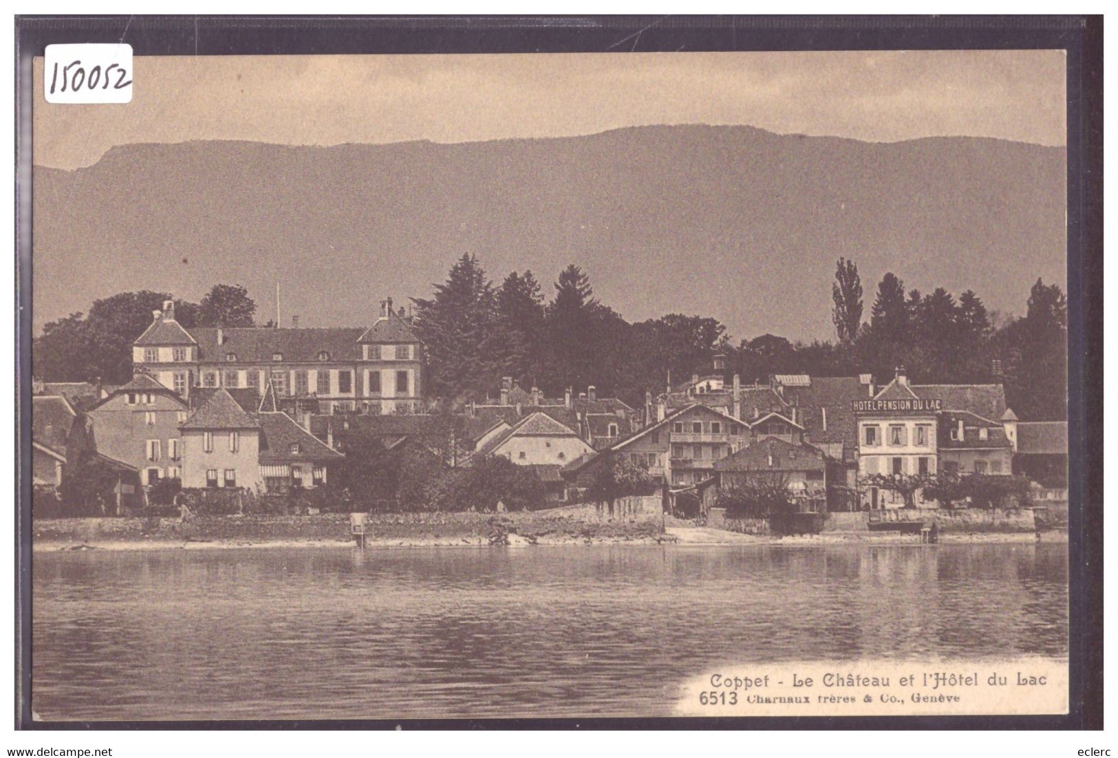 DISTRICT DE NYON - COPPET - HOTEL DU LAC - TB - Coppet