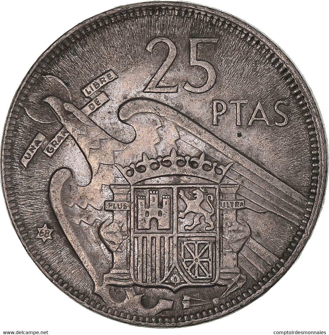 Monnaie, Espagne, 25 Pesetas, 1968 - 25 Peseta
