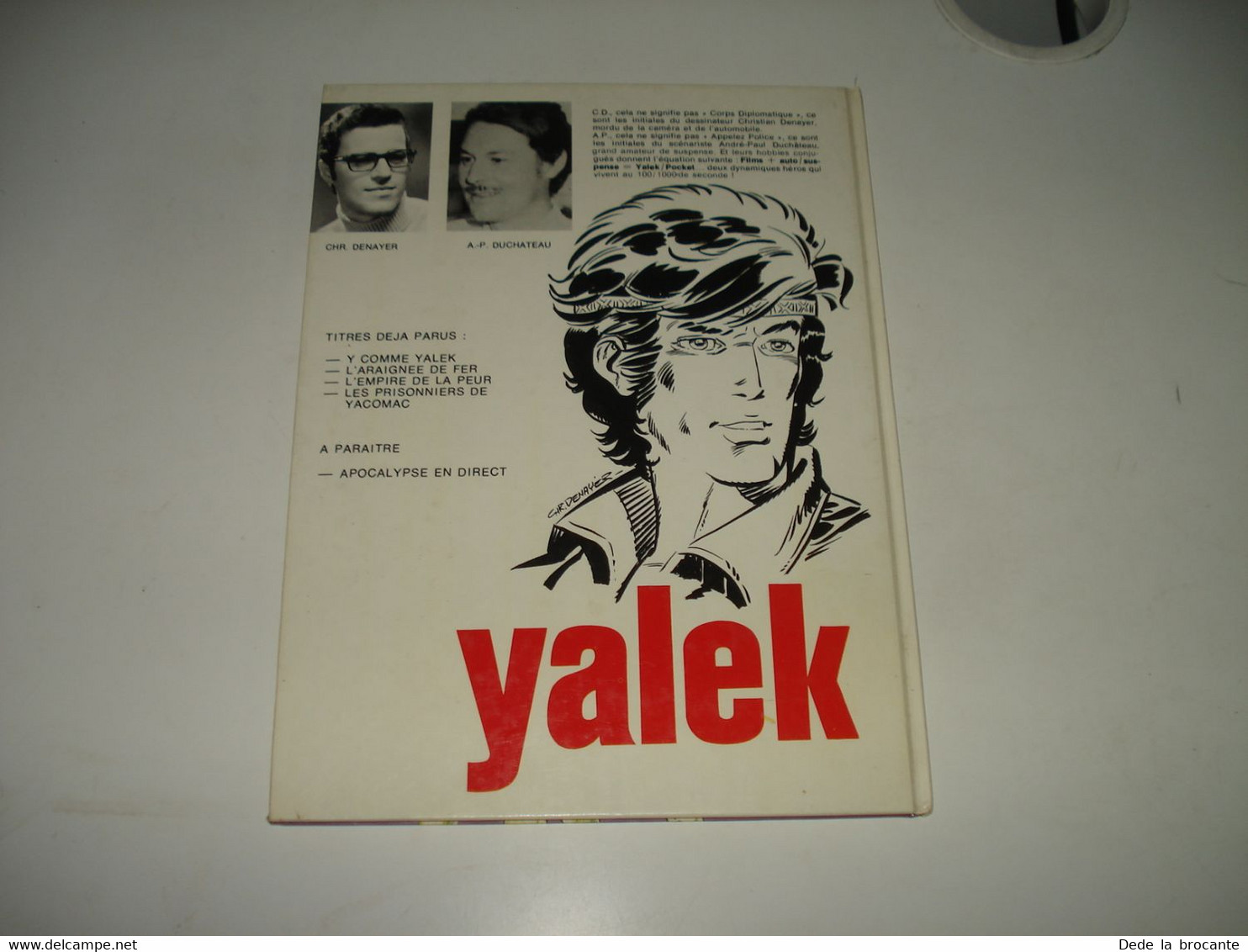 C46 / Yalek N°2  " L'araignée de fer " - 1 er éd. couleur 1974  - Proche du neuf