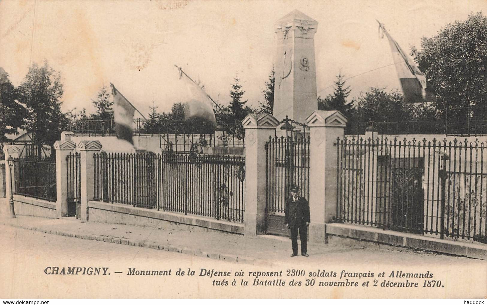 CHAMPIGNY : LE MONUMENT DE LA DEFENSE - Champigny