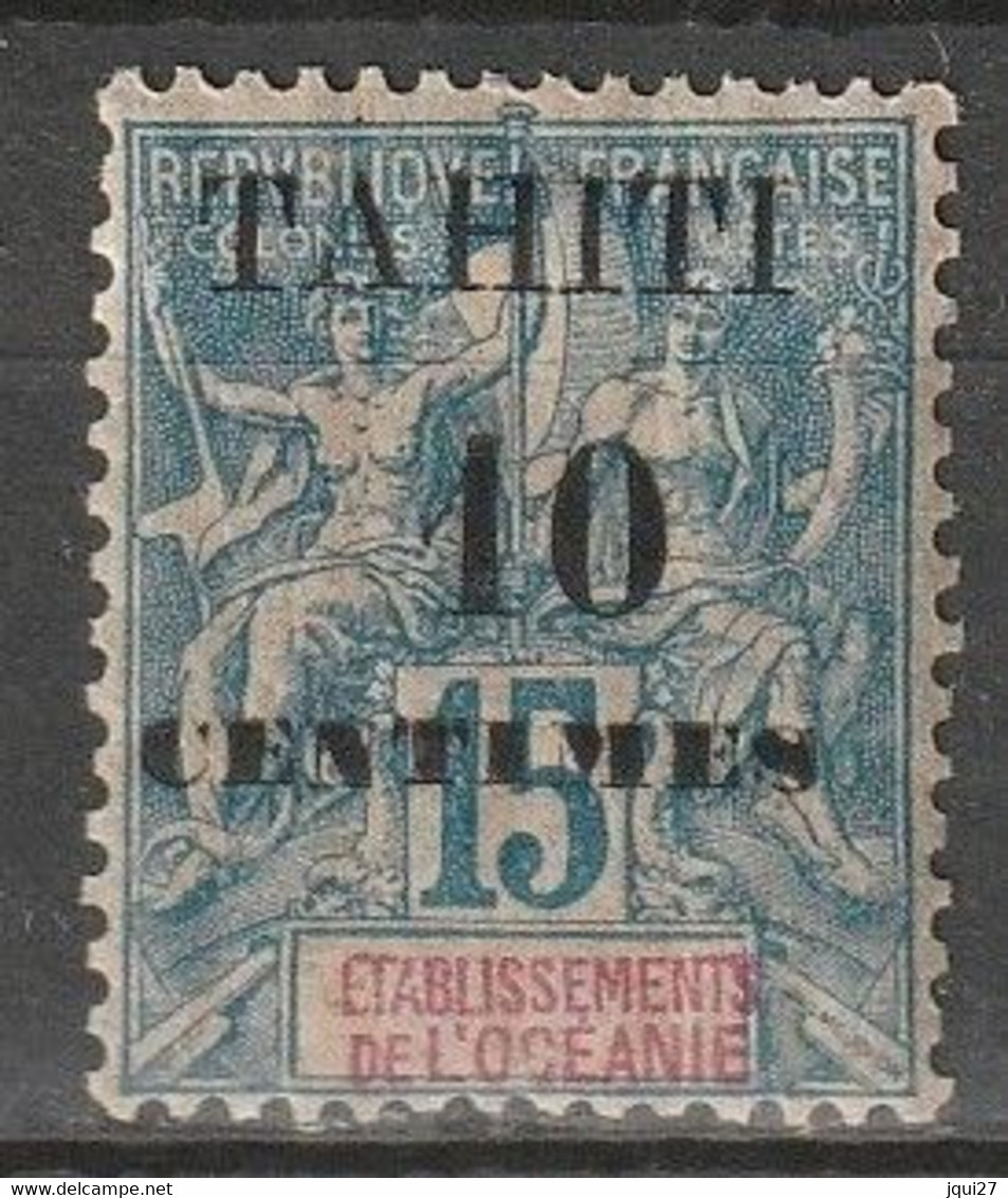 Tahiti N° 33 A * - Unused Stamps