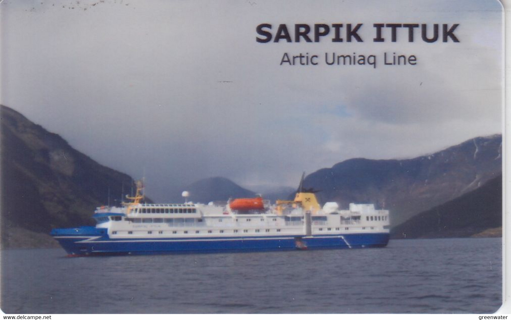 Greenland Telecard MS Sarpik Ittuk   (TU225) - Bateaux