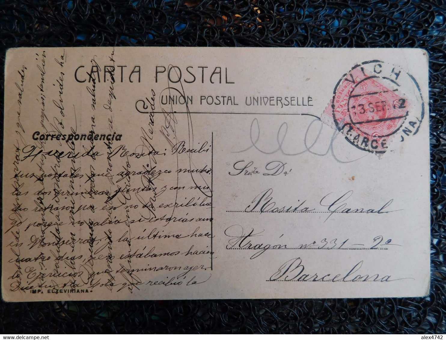 Guinea Espanola, Camino Central, Hacienda Montserrat, 1912 (V15) - Equatorial Guinea