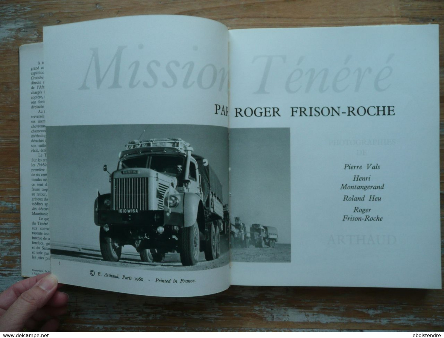 MISSION TENERE ROGER FRISON-ROCHE 1960 ARTHAUD