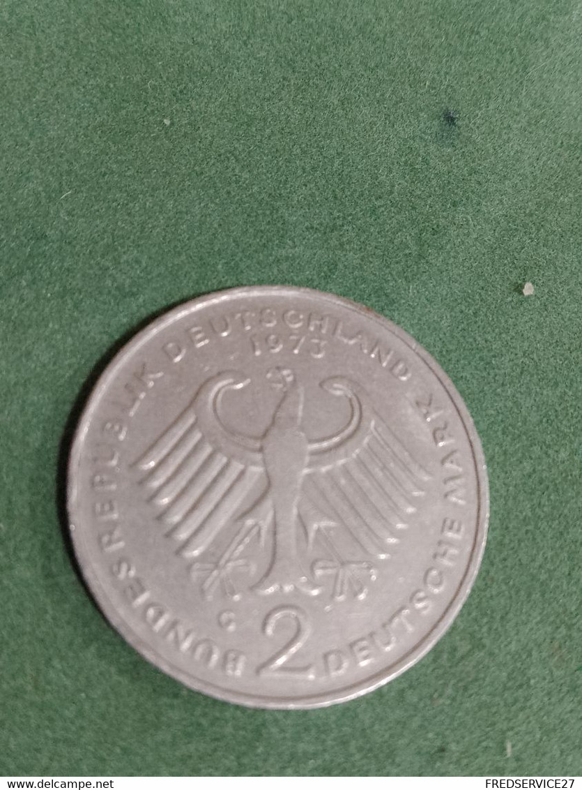 1/ DEUTSCHLAND 1973 2 DEUTSCHE MARK - 2 Marchi