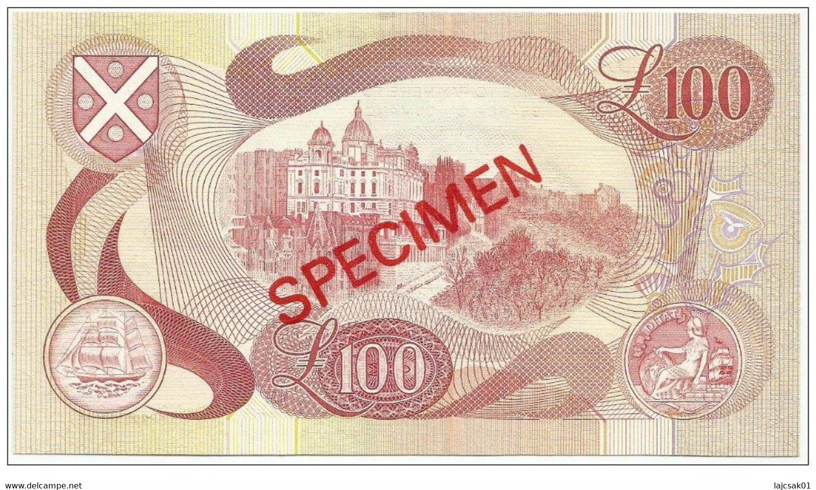 Bank Of Scotland 100 Pounds 1994. UNC SPECIMEN P-118A Sign.b - 100 Pounds