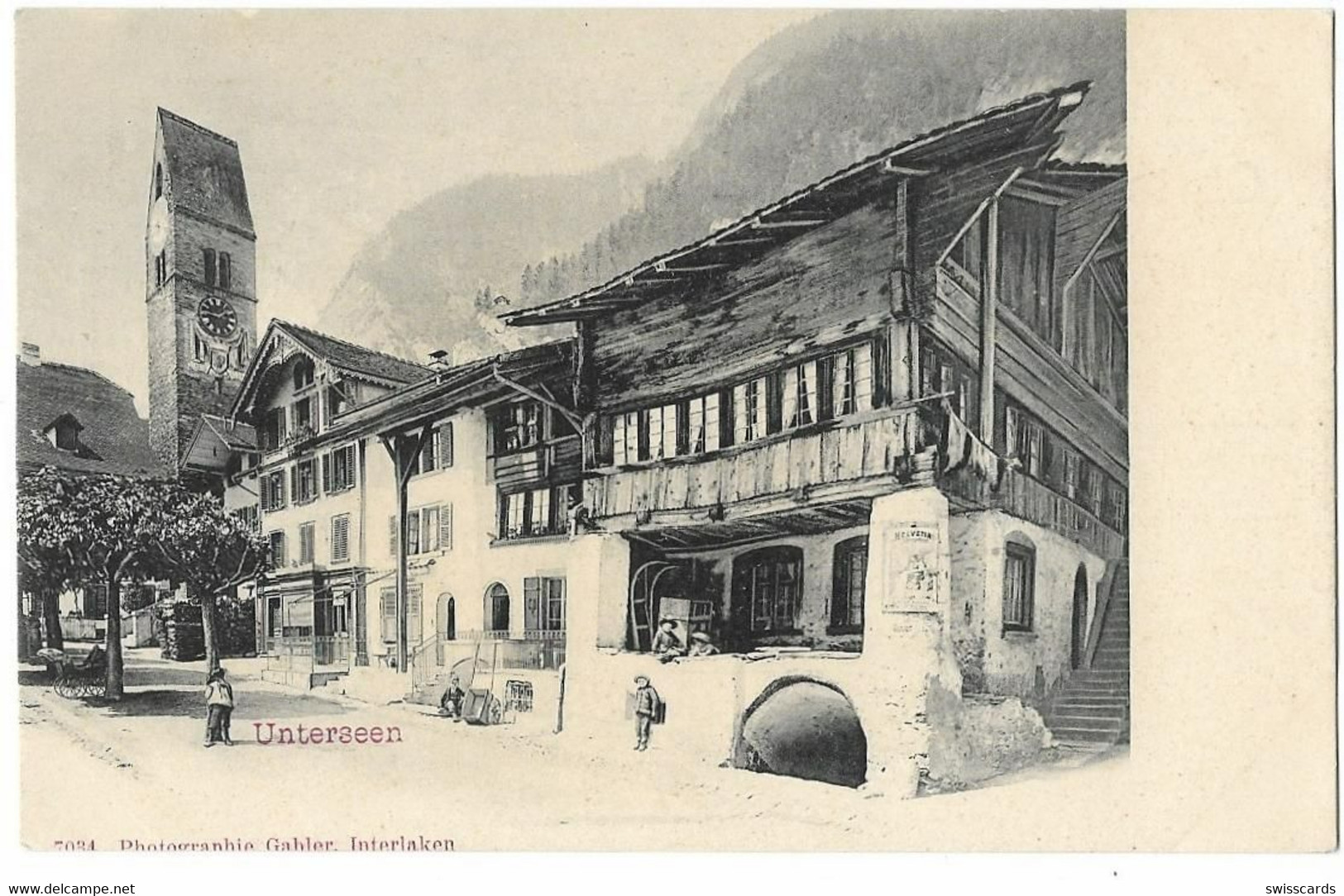 UNTERSEEN: Dorfpassage~1900 - Unterseen