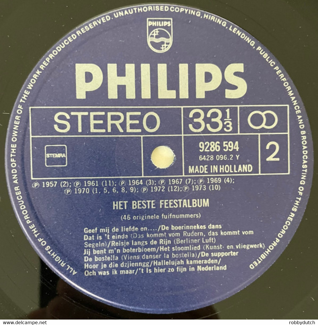 * 2LP *  HET BESTE FEESTALBUM - DIVERSE ARTIESTEN (Holland 1975 EX!!) - Other - Dutch Music