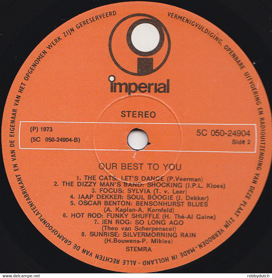 * LP * OUR BEST TO YOU - DIZZY MAN' S BAND / FOCUS / CATS / JEN ROG / KAYAK A.o. (NL 1973) - Hit-Compilations