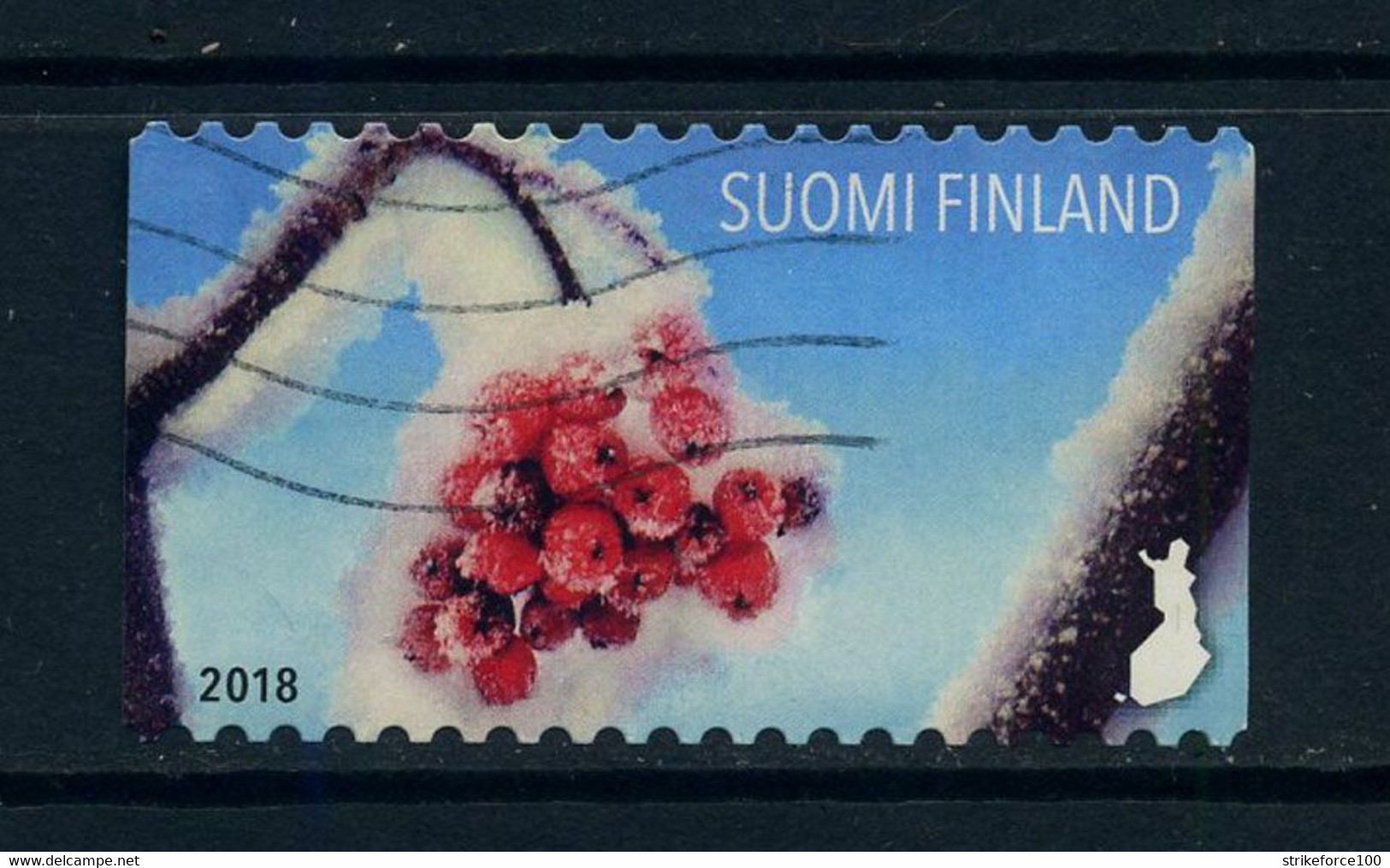 Finland 2018 - Snow Berries, Fine Used Stamp. - Usati