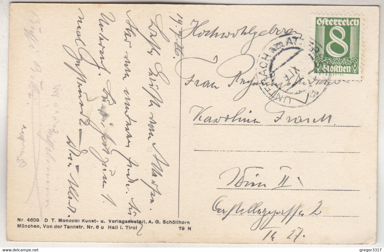 C3478) UNTERACH Am ATTERSEE - Salzkammergut - ALT !! 1926 - Attersee-Orte