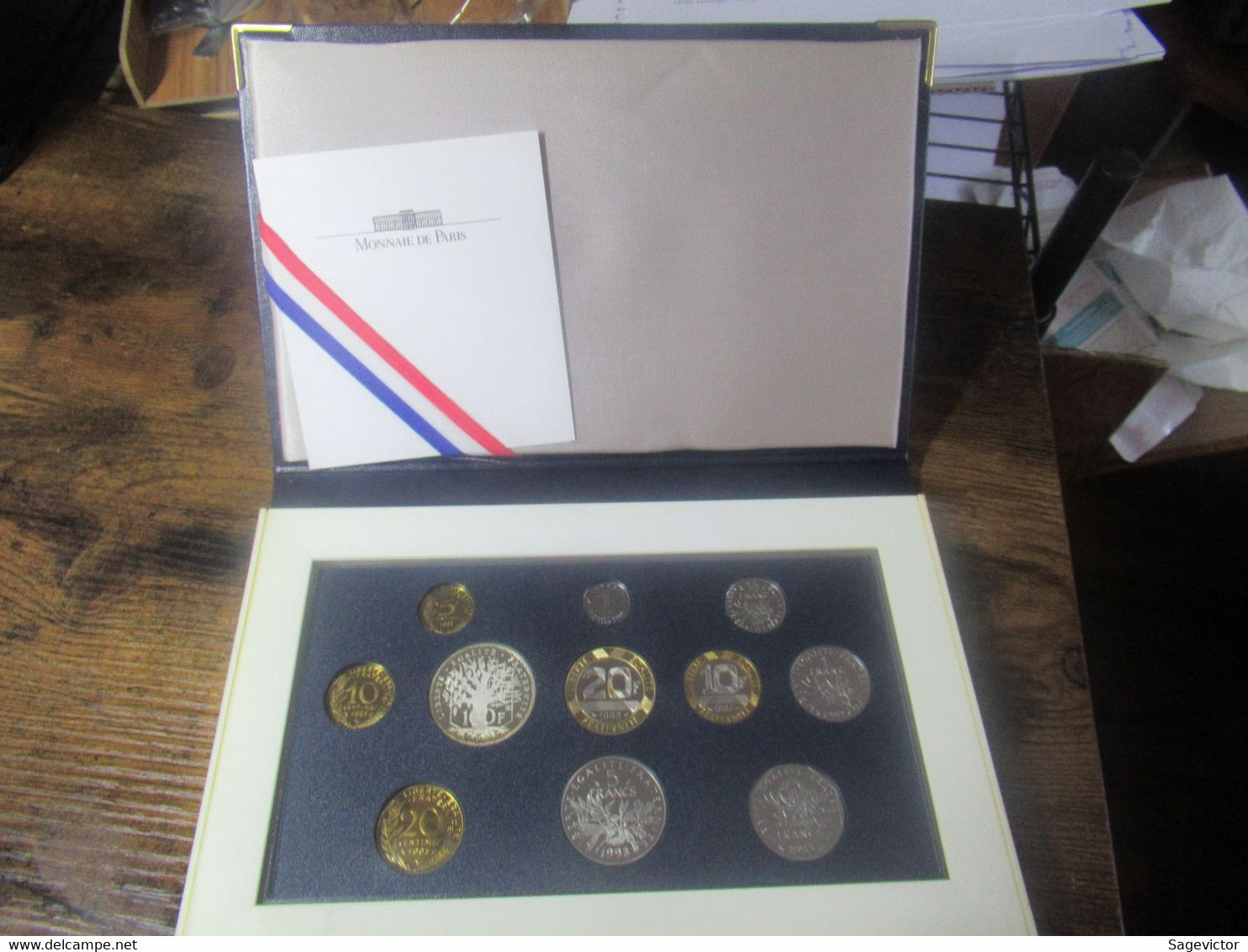 Coffret BE 1993 Pièces De1 Ct à 100 Francs Pièce FDC - BU, Proofs & Presentation Cases