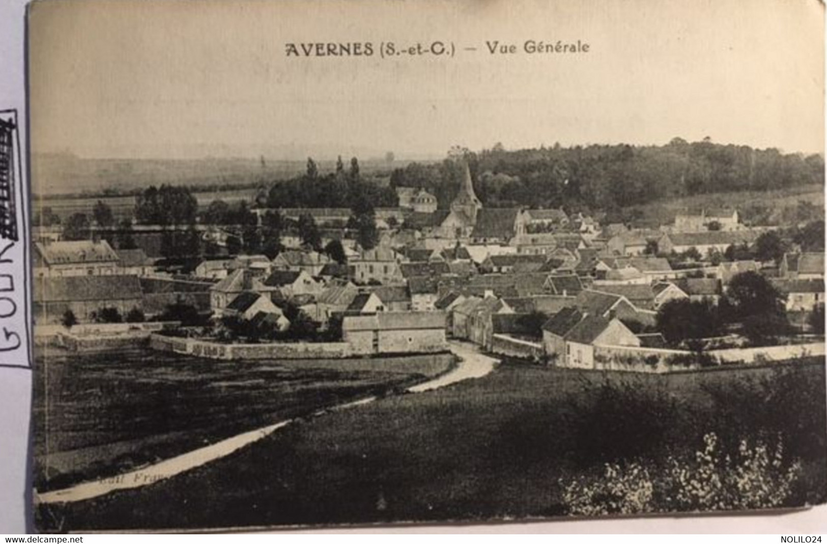 Cpa, 95 Avernes Vue Générale, Imp L'Hoste, Non écrite - Avernes