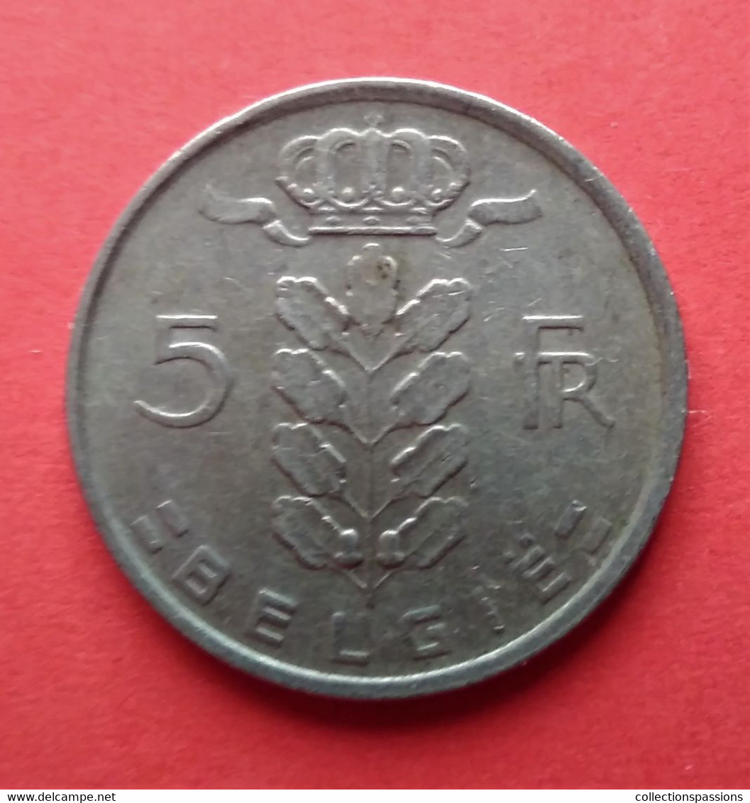- BELGIQUE - 5 Francs - 1949 - En Néerlandais - - 5 Francs