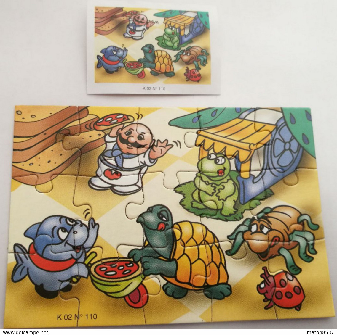 Kinder : K02 N110  Spielzeug – Serie 2 2001 - Spielzeug + BPZ - Puzzles
