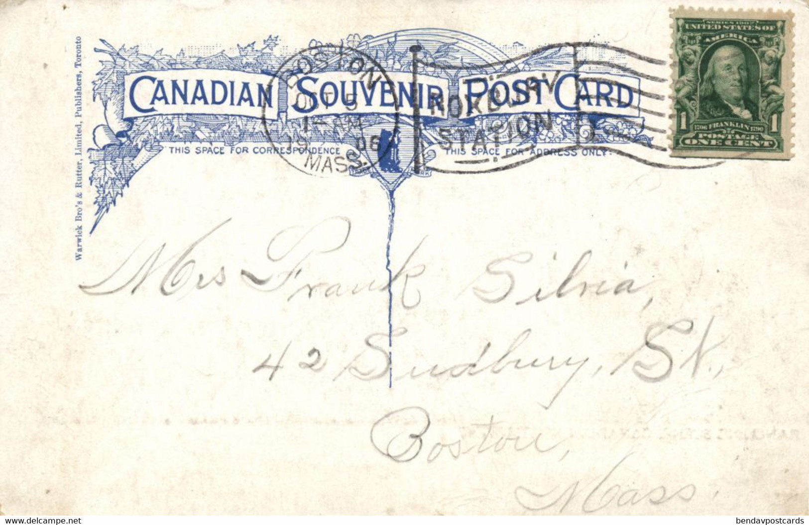 Canada, Ranching Scene, Canadian North-West (1906) Postcard - Sonstige & Ohne Zuordnung