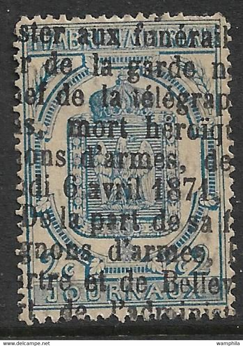 France. Timbres Pour Journaux N°8 Oblitéré  Cote 40€. - Newspapers