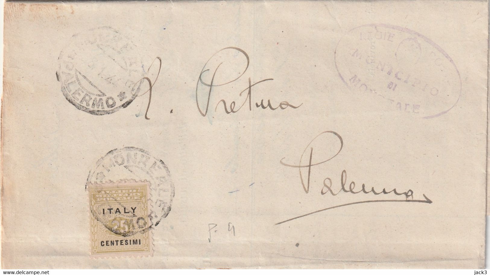 STORIA POSTALE - AMGOT - Occ. Anglo-américaine: Sicile