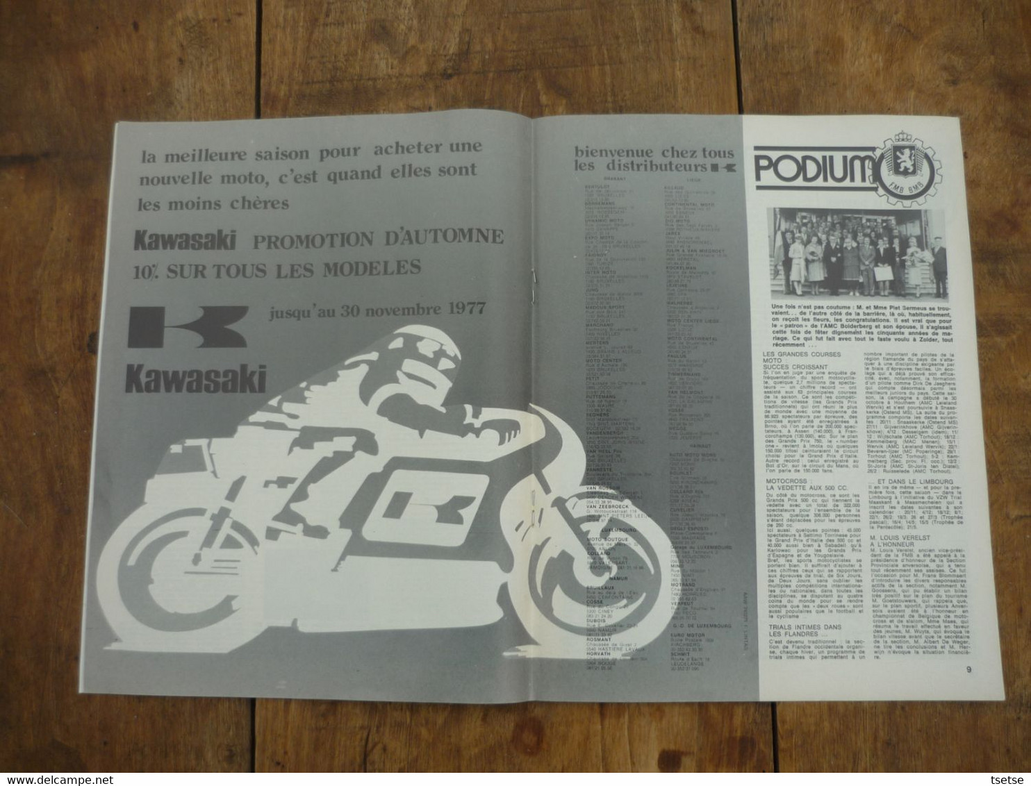 Revue Moto Magazine - N° 19 - 11 novembre 1977