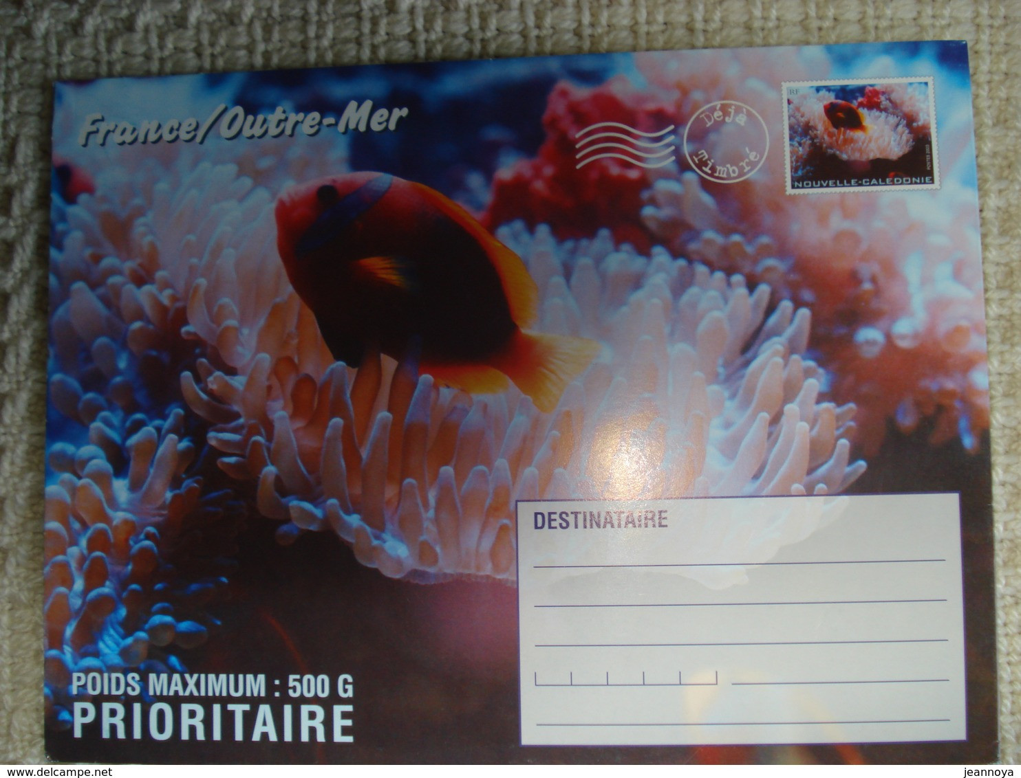 NOUVELLE CALEDONIE  - ENTIERS POSTAL LETTRE PRIORITAIRE 500g CARTONNÉ 245 X 320 - LUXE - Ganzsachen