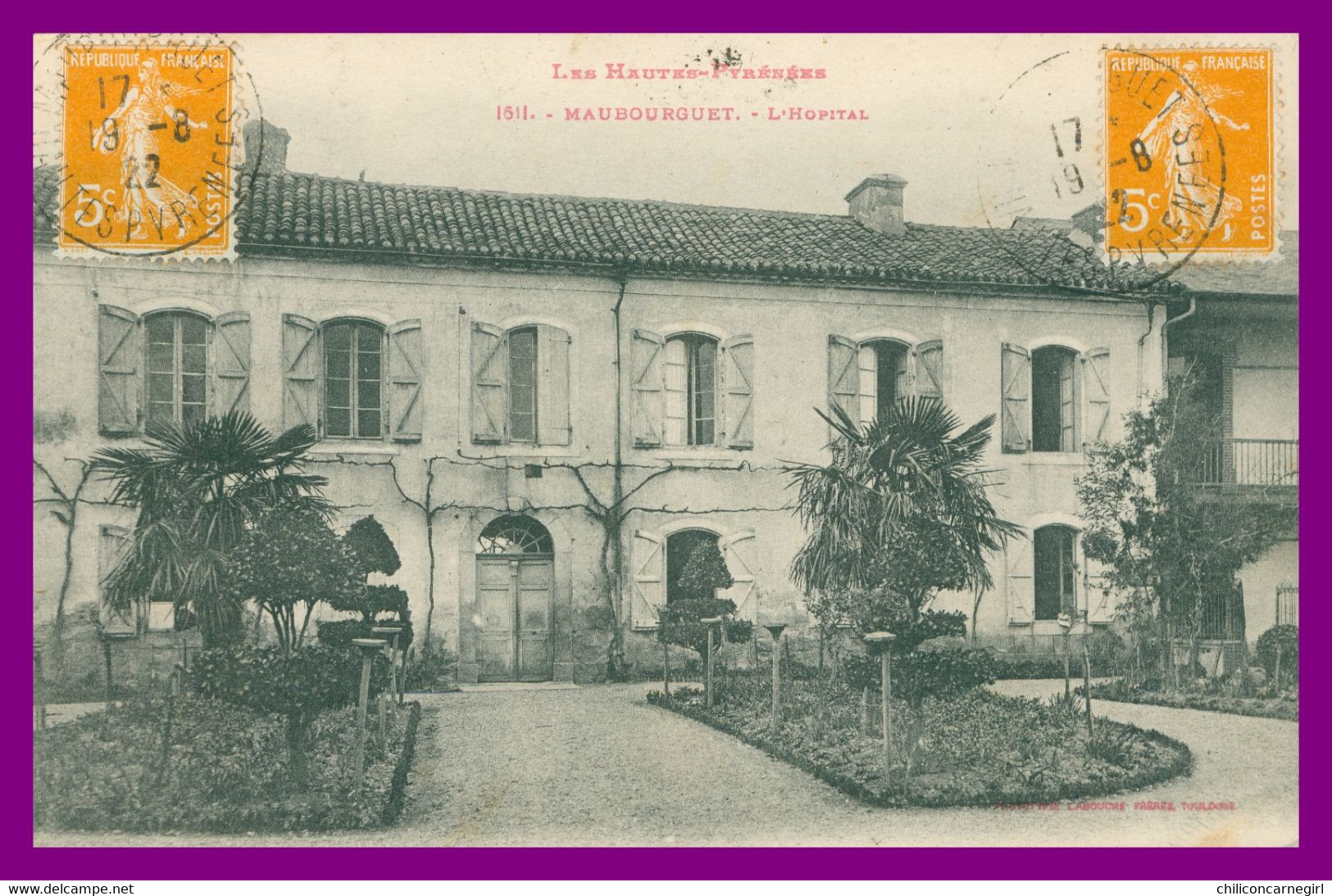 * MAUBOURGUET - Hôpital - Edit. LABOUCHE - 1922 - Maubourguet