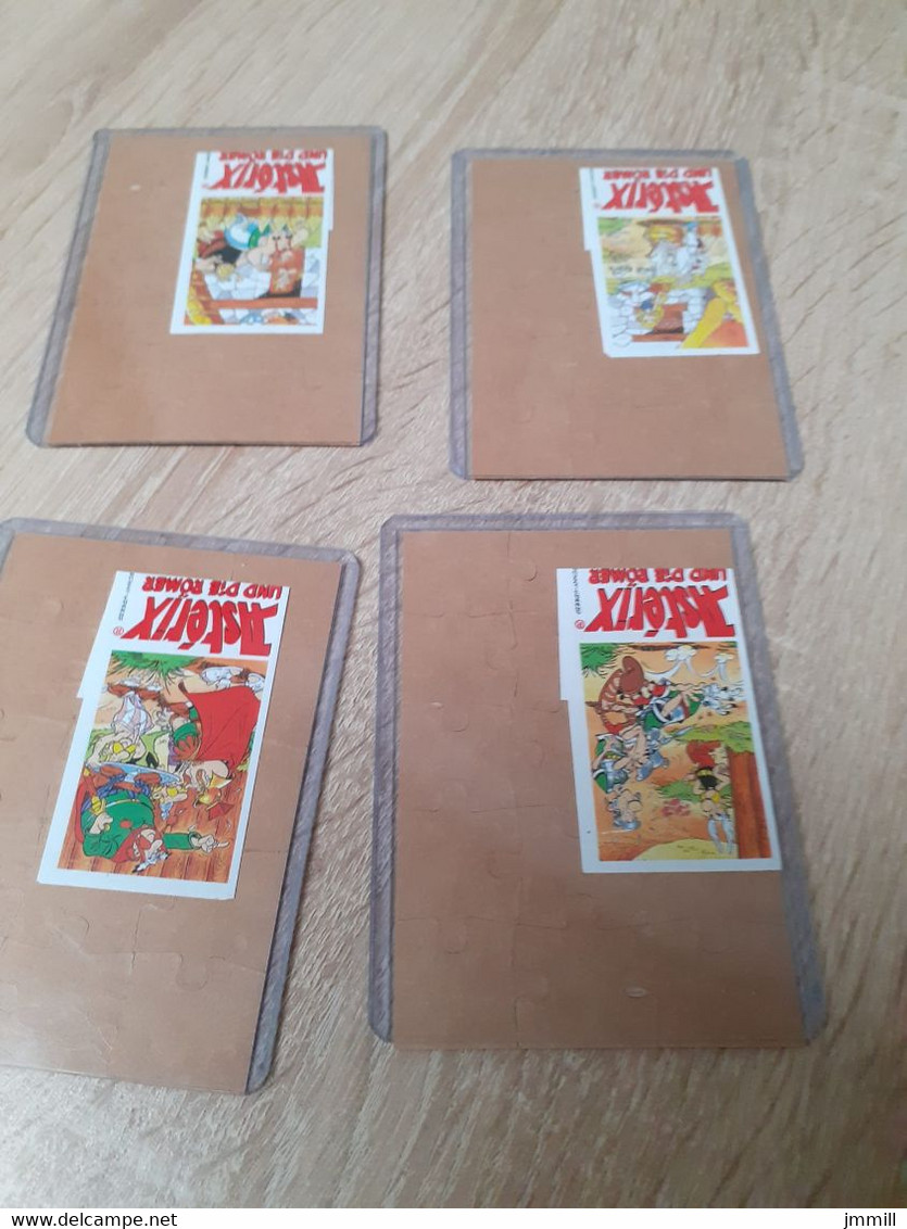 Lot De 4 Puzzles Kinder Asterix Année 1999 - Puzzles