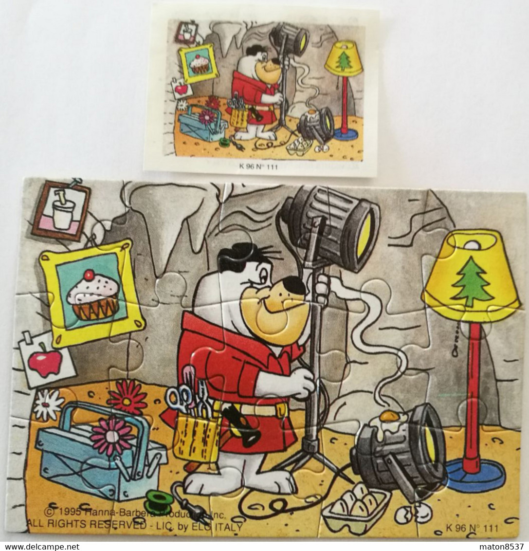 Kinder : K96 N111  Yogi Bear – Innen 1995 - Yogi Bear  - 1 + BPZ - Puzzles