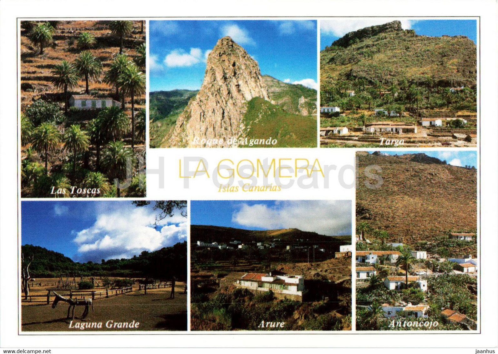 La Gomera - Los Toscas - Targa - Laguna Grande - Arure - Antoncojo - Islas Canarias - 36 - Spain - Unused - Gomera