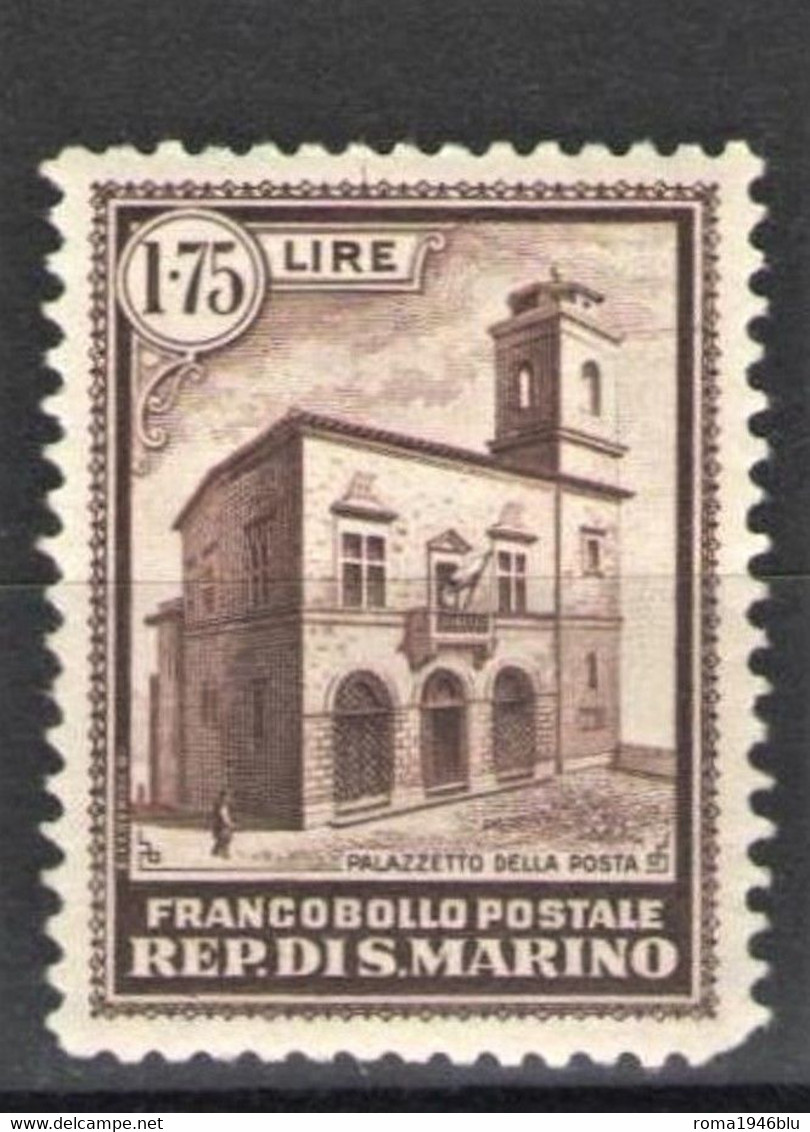 SAN MARINO 1932 PALAZZETTO DELLA POSTA 1,75** MNH - Neufs