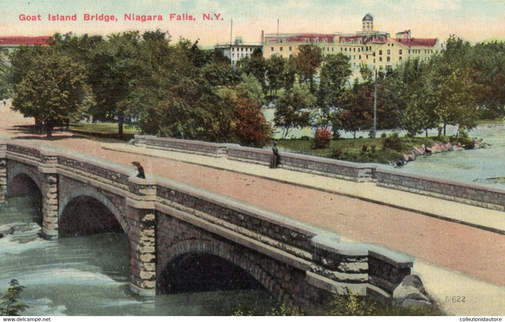 NIAGARA FALLS - GOAT ISLAND BRIDGE - NIAGARA FALLS - N.Y. - CARTOLINA FP NUOVA - Rochester