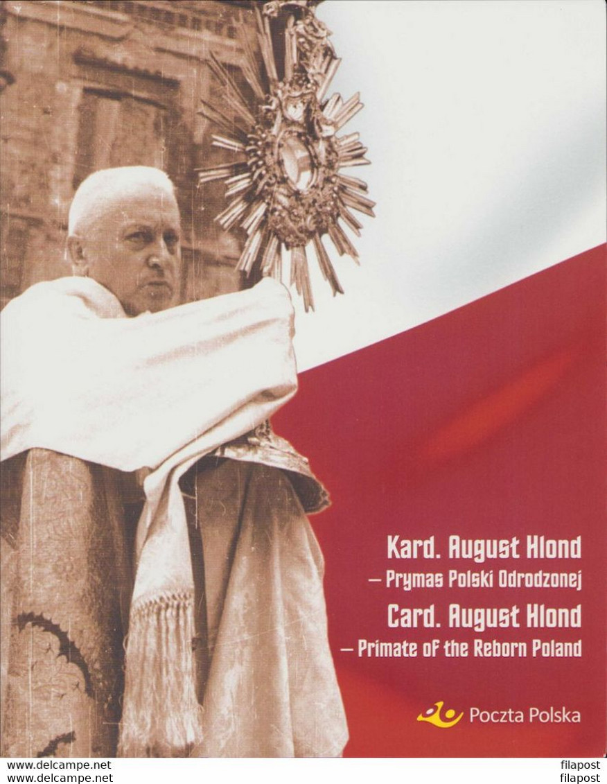 POLAND 2018 Booklet / Cardinal August Hlond - Primate Of The Second Polish Republic, Church / With Stamp MNH** - Booklets