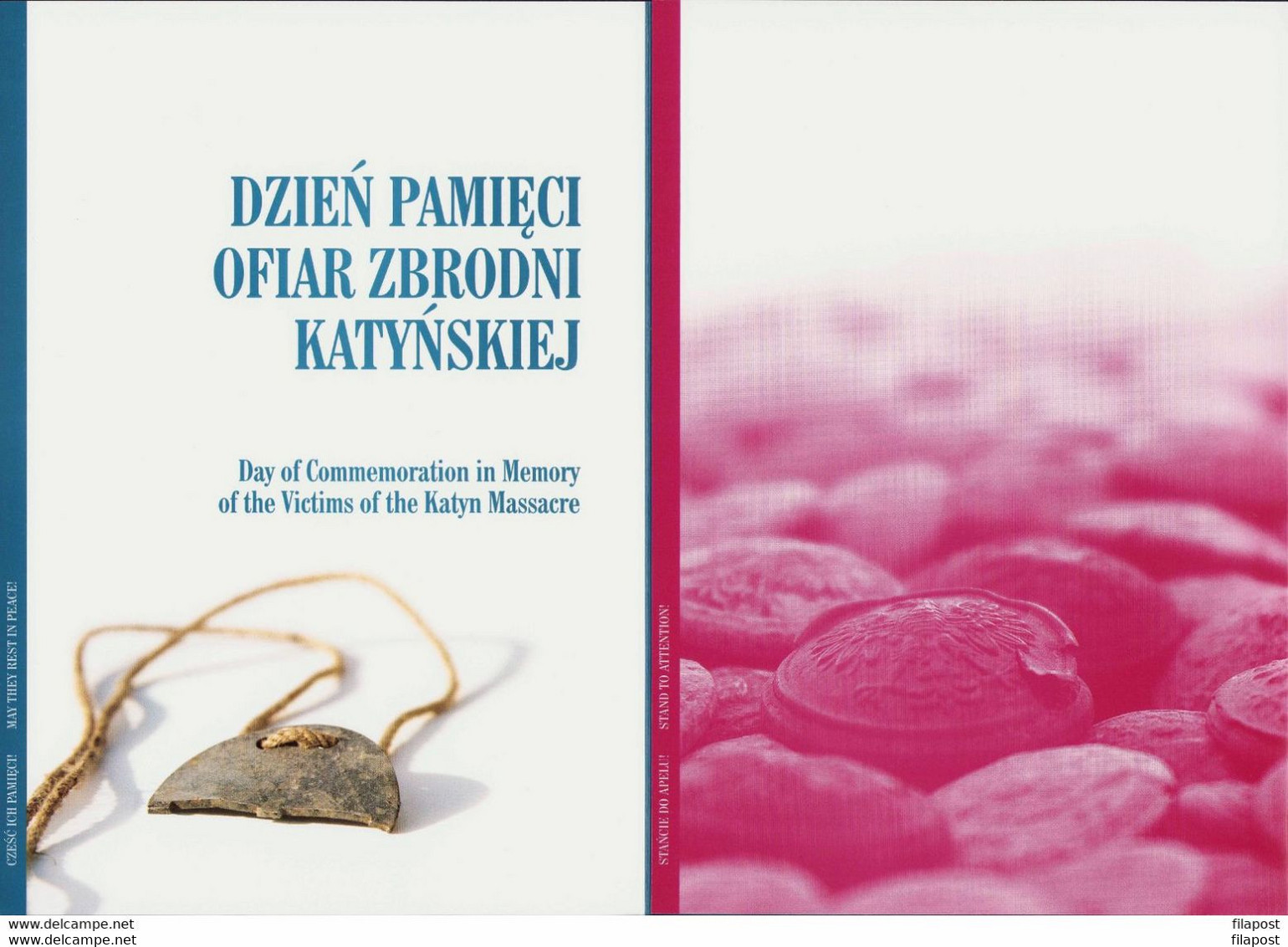 Poland 2010 Souvenir Booklet / Memorial Day For The Victims Of The Katyn Massacre, WWII, World War / FDC + Block **MNH - Markenheftchen