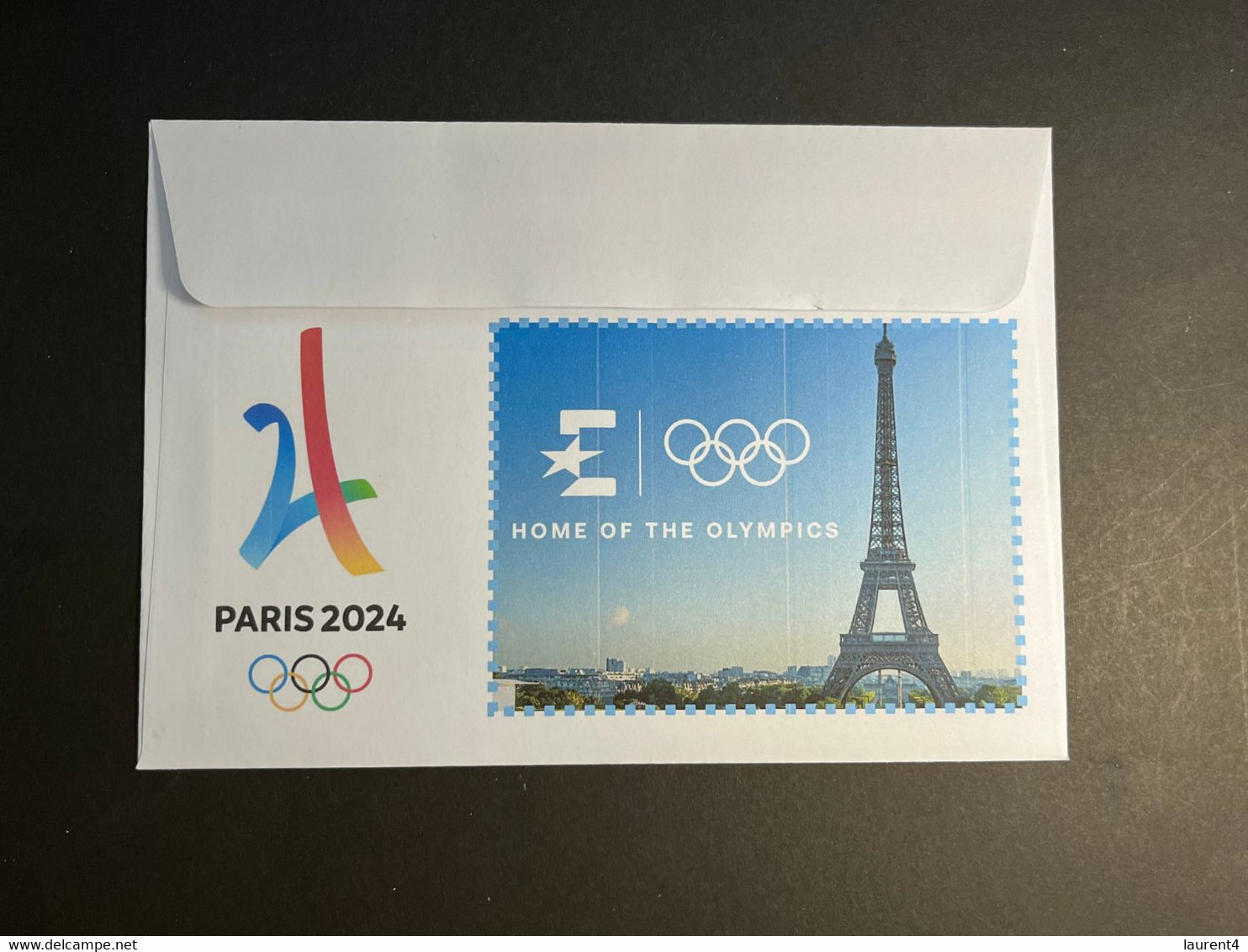 (1 Oø 14) 2024 France - Paris Olympic Games (p/m 7-1-2023) (Skateboarding) With Australian 43 Cent Skateboarding Stamp - Skateboard