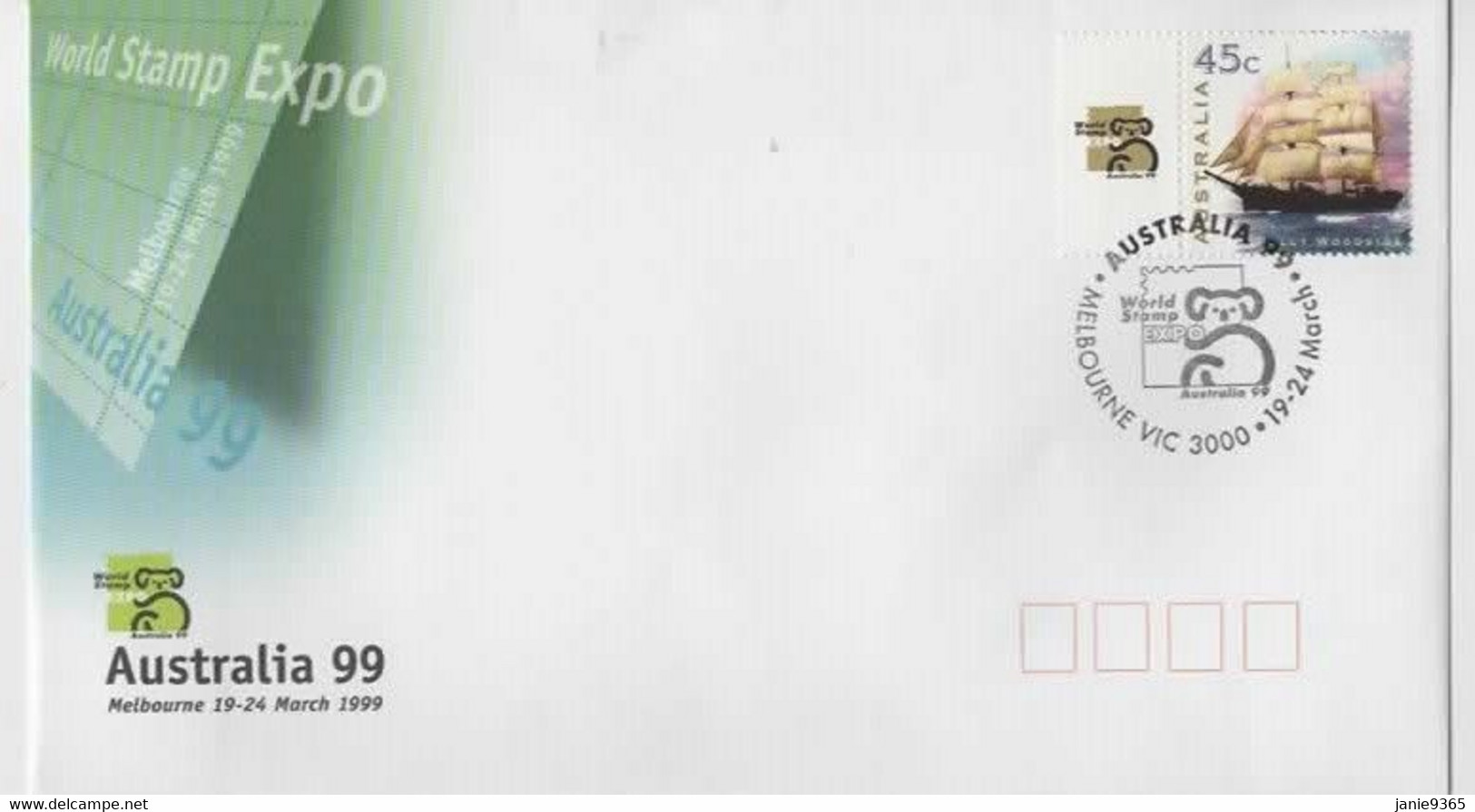 Australia 1999 Australia 99,FDI ,Pictorial Postmark - Autres & Non Classés