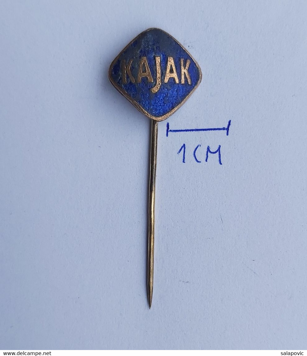 KAJAK Rowing, Kayak, Canoe, Old Pin  before WWII PIN P2 - Canoë