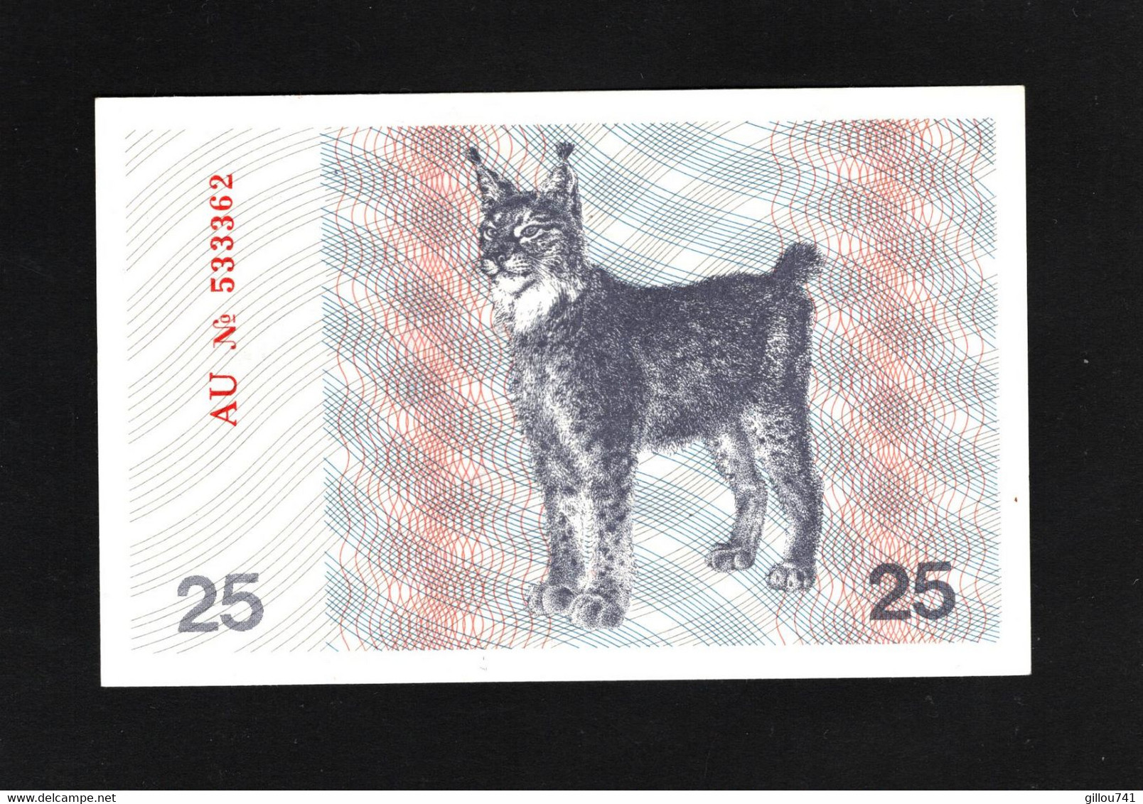 Lithuanie, 25 Talonas, 1991 Talonas System - Litauen