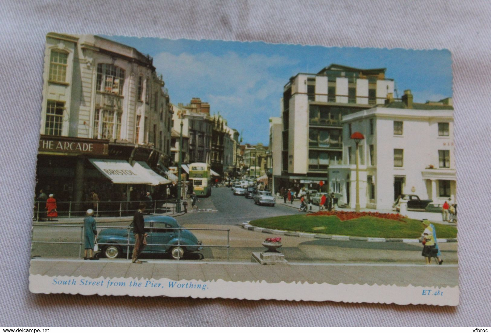 Cpsm, Worthing, South Street From The Pier, Angleterre - Worthing