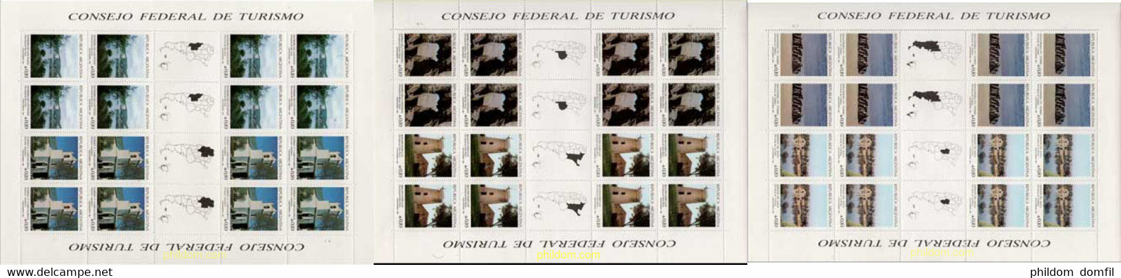 137603 MNH ARGENTINA 1985 TURISMO - Usados