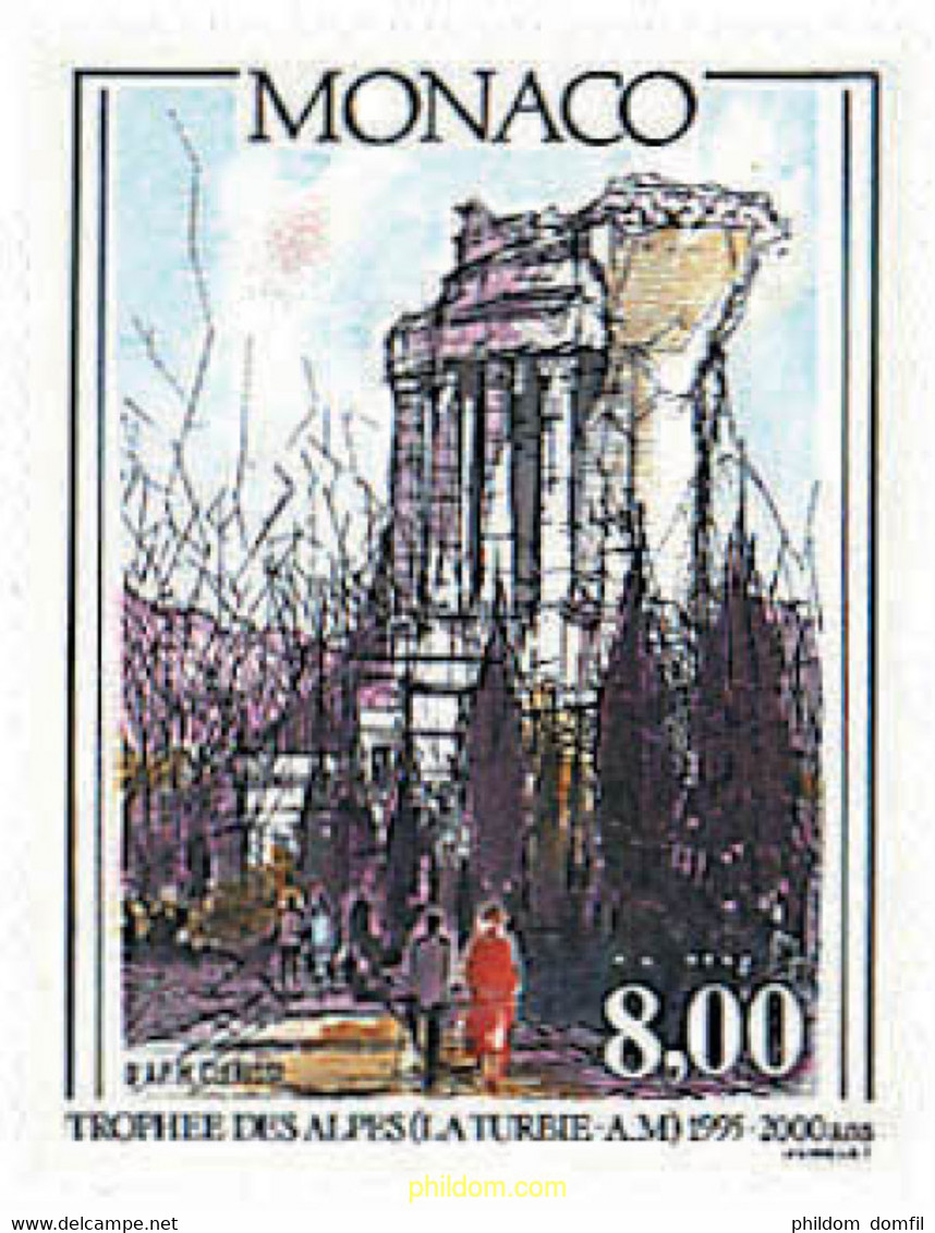 34848 MNH MONACO 1995 BIMILENARIO DE LA EDIFICACION DEL MONUMENTO A AUGUSTO EN LA TURBIA - Sonstige & Ohne Zuordnung