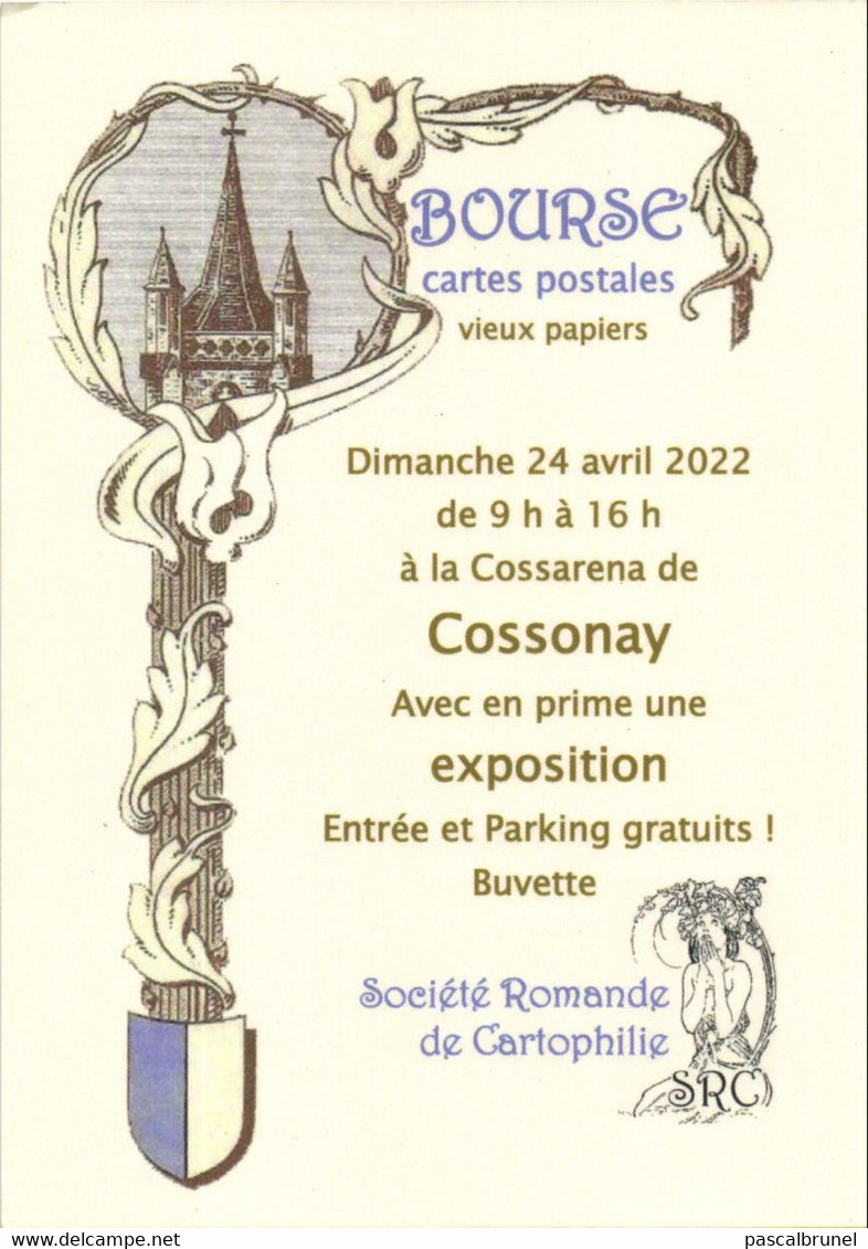 COSSONAY - BOURSE CARTES POSTALES  A LA COSSARENA - 2022 - Cossonay