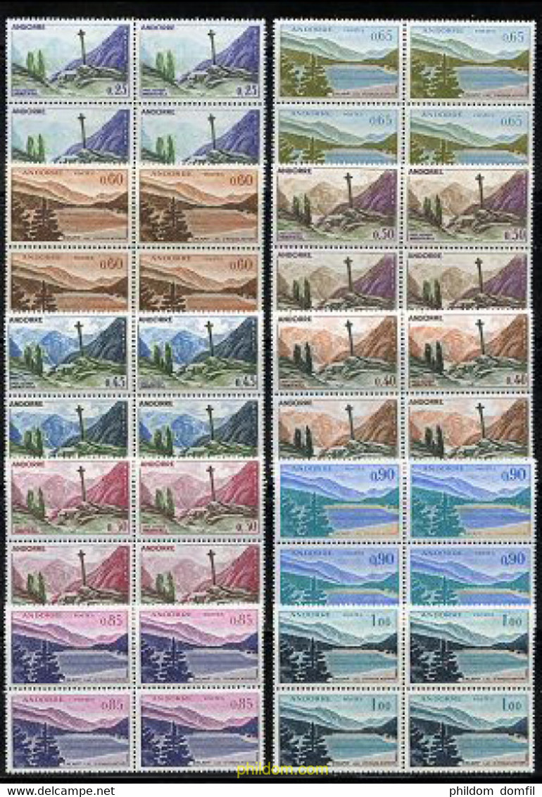 222430 MNH ANDORRA. Admón Francesa 1961 PAISAJE - Collections