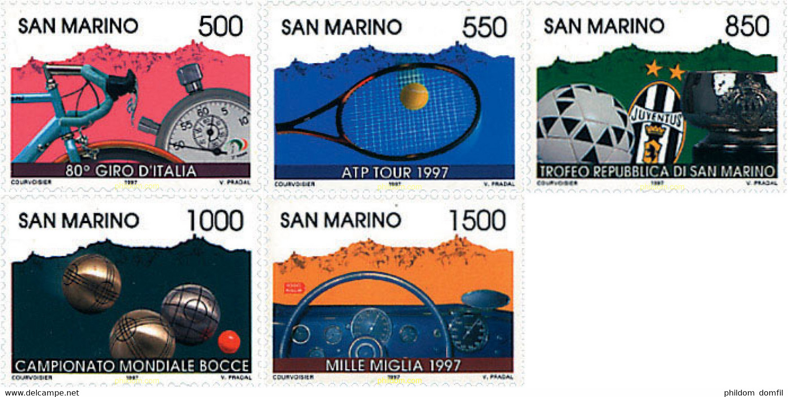 618099 MNH SAN MARINO 1997 DEPORTES - Gebruikt