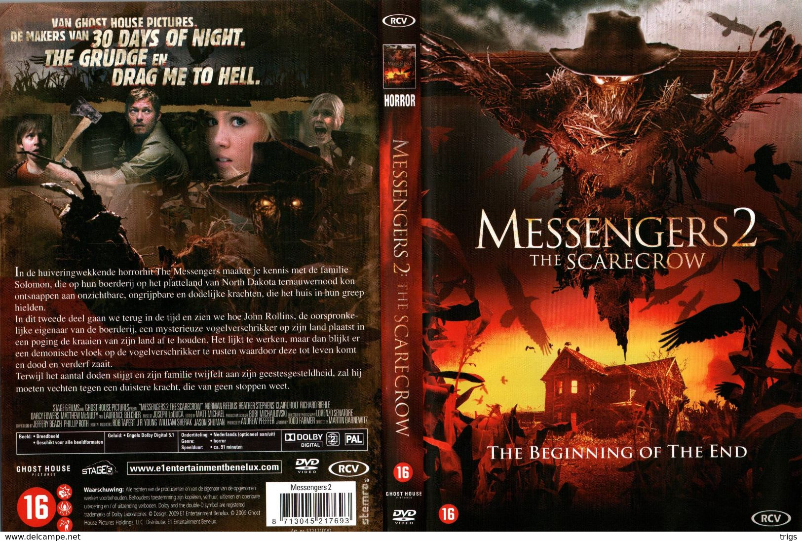 DVD - The Messengers 2: The Scarecrow - Horror