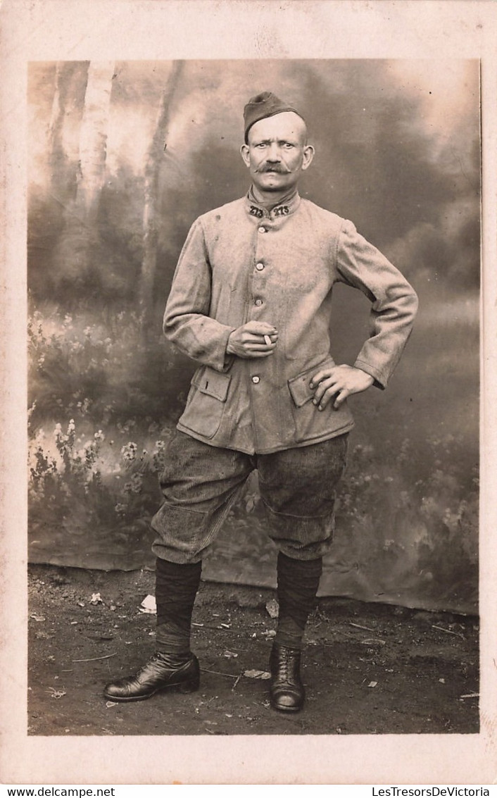 CPA - Militaria - Carte Photo - Identification Deseau Jean Baptiste - Envoyé à Pas De Calais - Characters