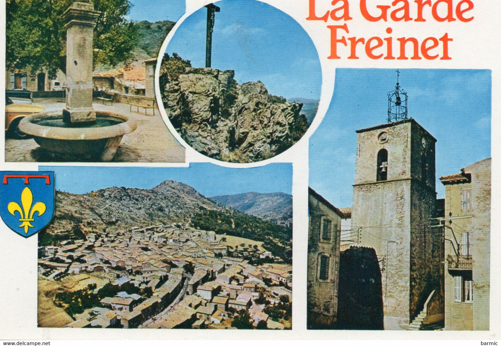 LA GARDE FREINET, MULTIVUE, UN VILLAGE DES MAURES COULEUR  REF 5497 - La Garde Freinet