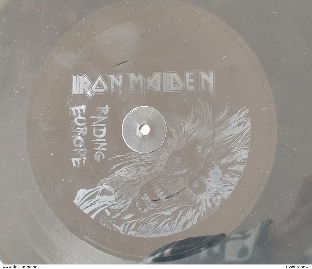 Iron Maiden Raiding Europe VINILE LP Etched 300 Copie - Editions Limitées