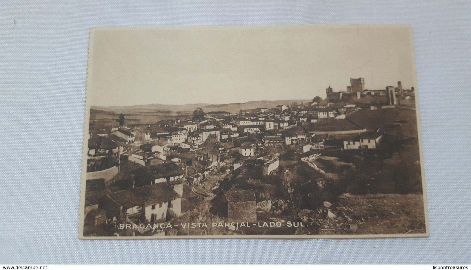 ANTIQUE POSTCARD PORTUGAL BRAGANÇA - VISTA PARCIAL - LADO SUL UNUSED 1900'S - Bragança