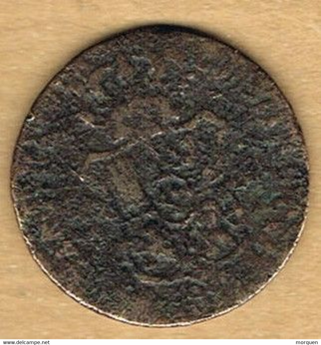 Moneda CATALUÑA, 3 Cuartos Barcelona 1823, Cu - Münzen Der Provinzen